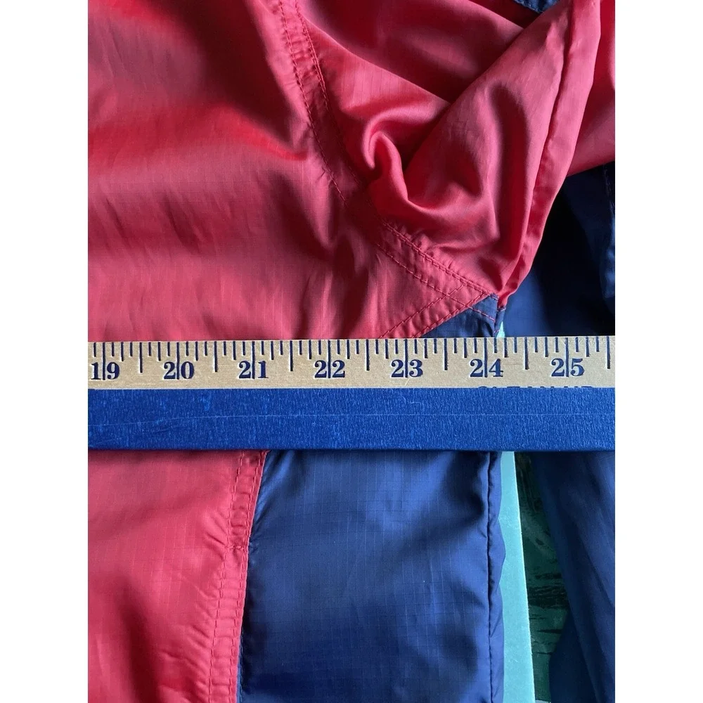 The North Face Jacket‎ Hydrenaline Men XL Red Navy Windbreaker Hooded Rain Lined